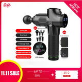 Muscle Massage Gun Deep Tissue Massager Therapy Gun Exercising Muscle Pain Relief Body Relaxation Slimming Shaping With Bag - Personal Perfection UK